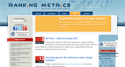 Desktop Screenshot of blog.ranking-metrics.fr