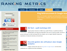 Tablet Screenshot of blog.ranking-metrics.fr